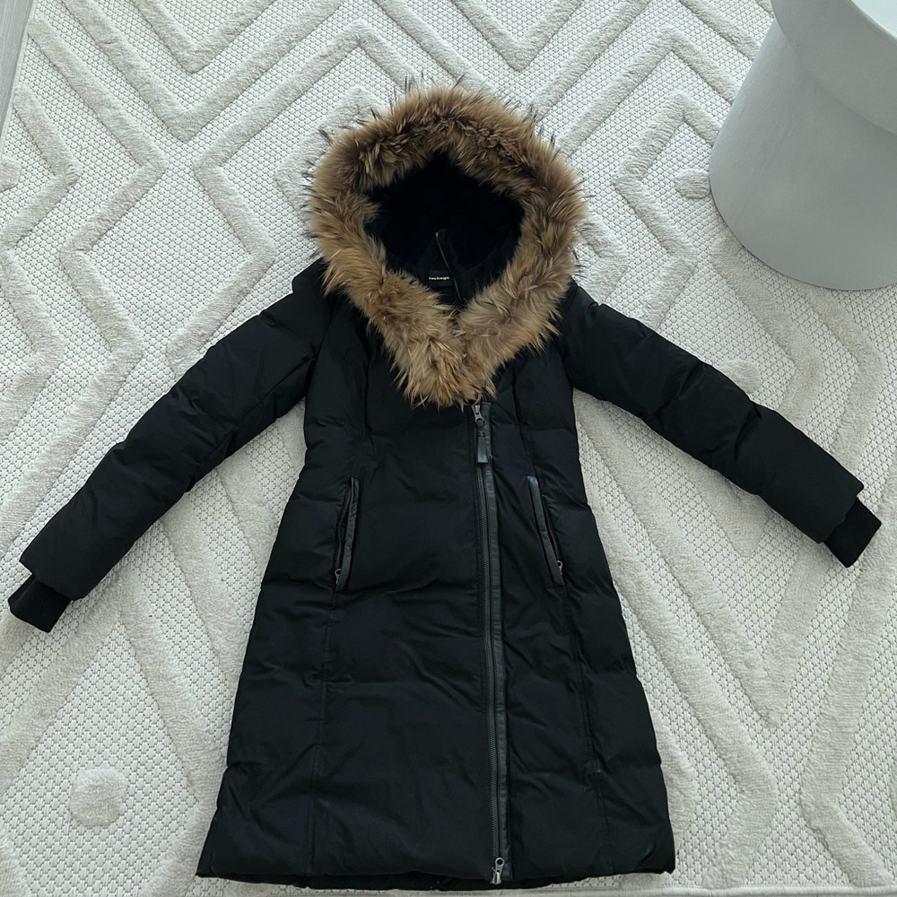 Very good condition black mackage coat sz S